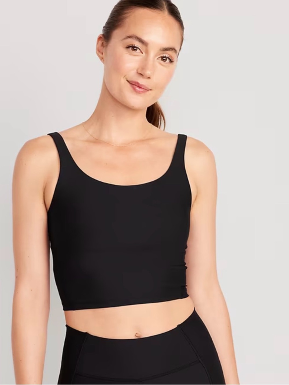 Old Navy Light Support PowerSoft Longline Sports Bra S